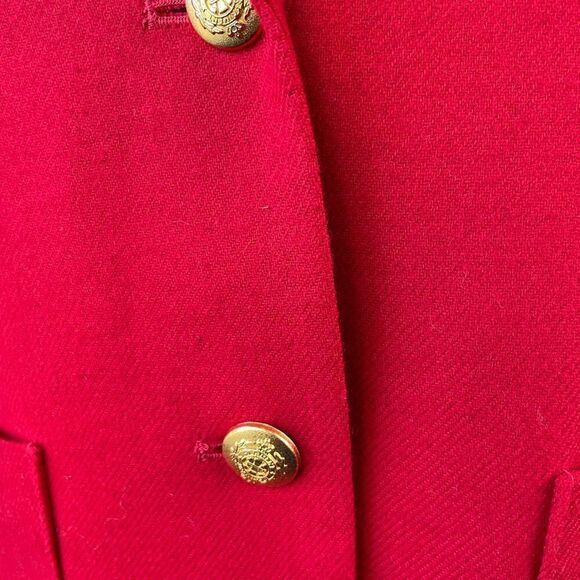 Pendleton Petite Red Wool Dress Jacket Size 10 EUC - Picture 3 of 6